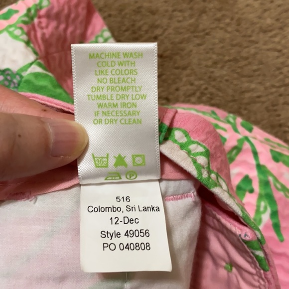 Lilly Pulitzer Callahan Shorts Pretty Pink Tootie - Picture 11 of 12